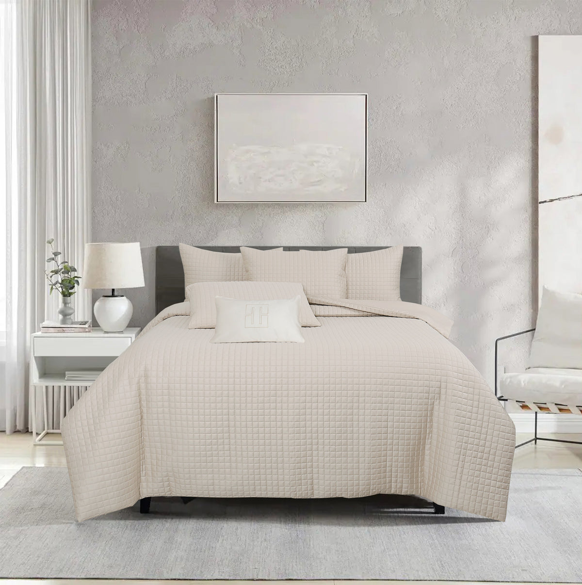 Beige Quilted Main image