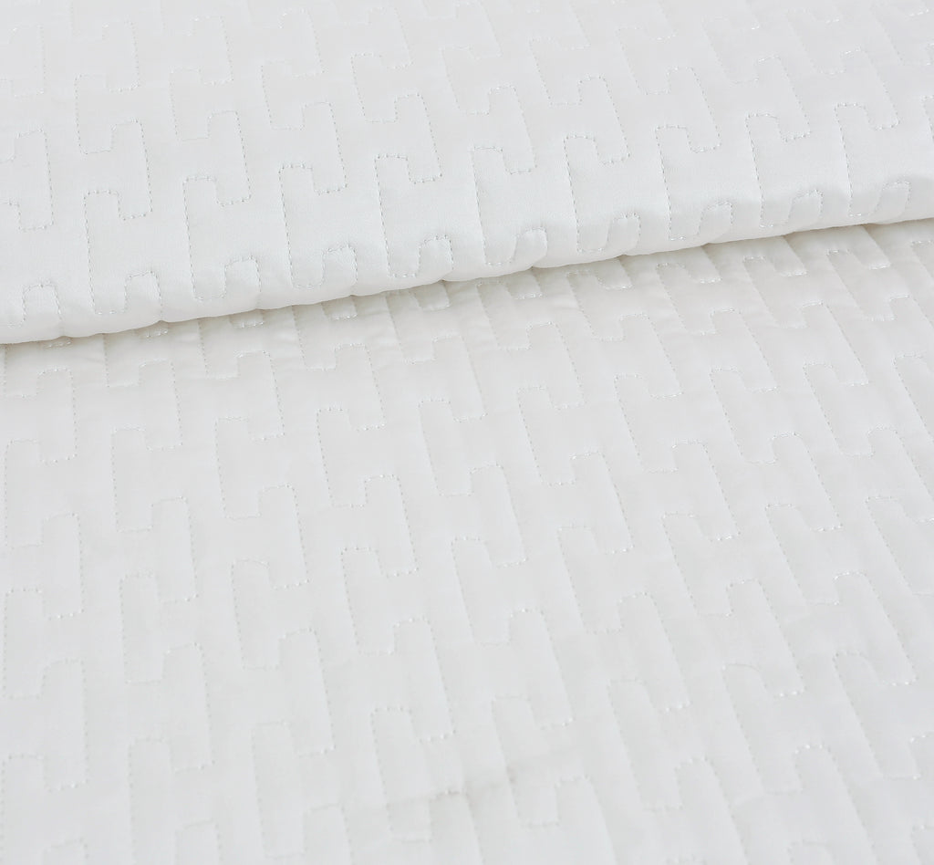 White Quilted