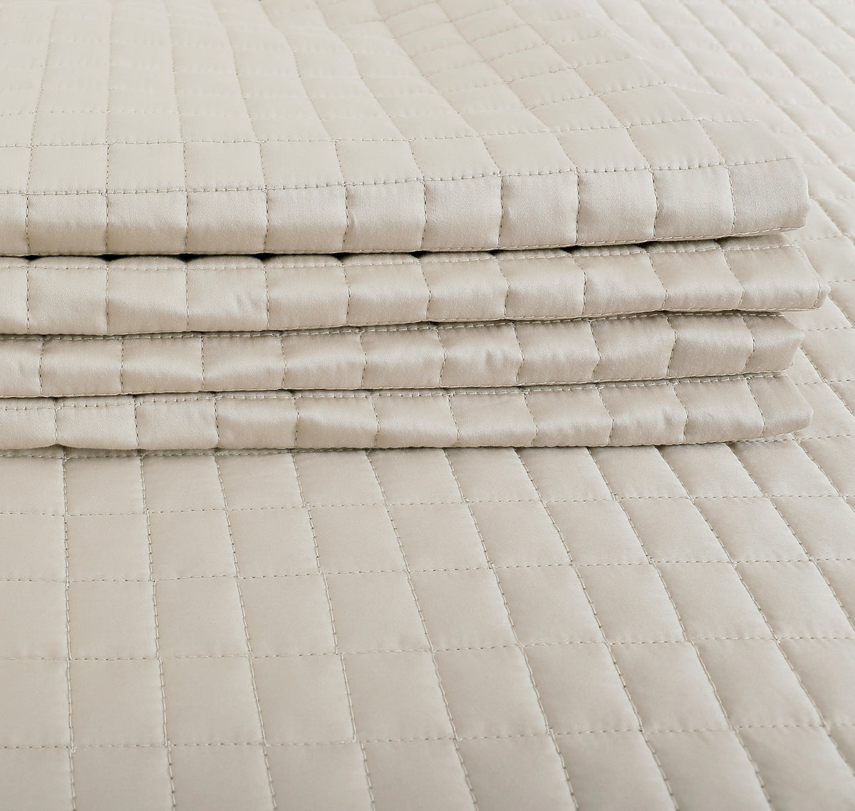 Beige Quilted