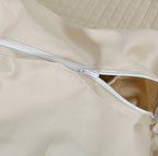 Beige Quilted