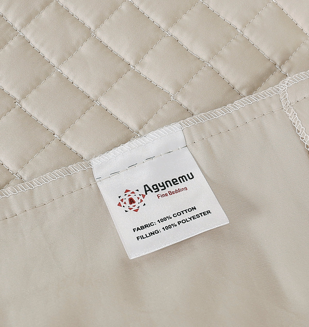 Beige Quilted
